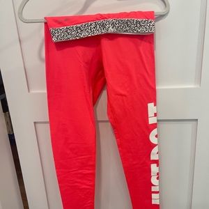 NIKE hot pink Just Do It leggings